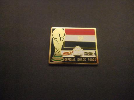 WK voetbal Italië 1990 sponsor M&M Mars deelnemer Egypte